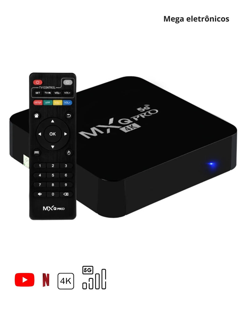 Eletrônicos smart Tv box 512gb 4k Android 11.1 tvbox Wifi 5g Internet Tv Assista filmes e séries com este Conversor Transforme s